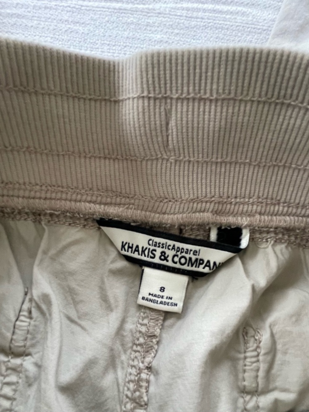 KHAKIS & COMPANY Classic Apparel Utility Convertable Length Capri Women Size 8 - Picture 6 of 16